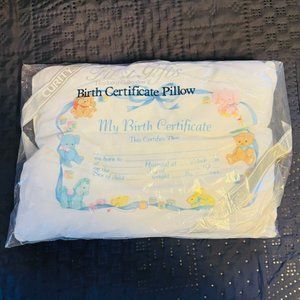 Curity Birth Certificate Pillow 9 x 12 White